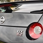 Nissan GTR Badge on back of car